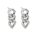Chain-Link Detail Earrings — product view