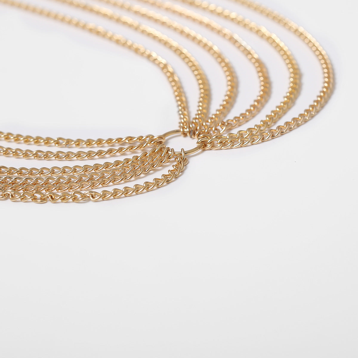 HD Jewelry Geometric Layered Waist Chain — Product detail