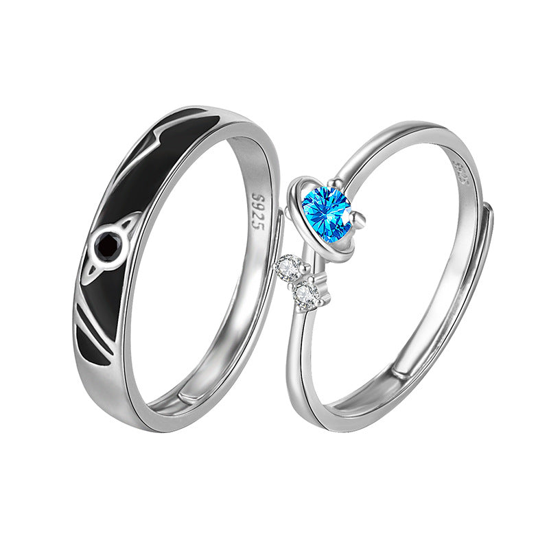 S925 Adjustable Planet Ring — product view