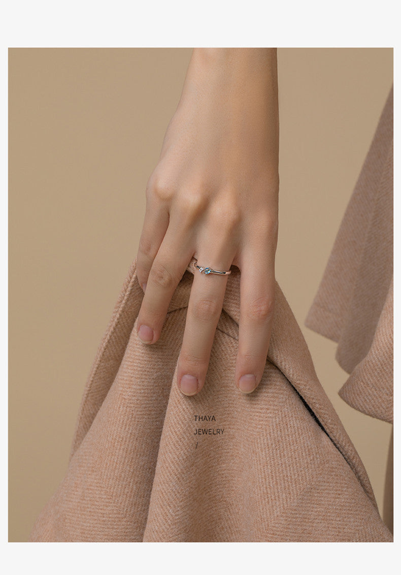 S925 Adjustable Planet Ring — product view
