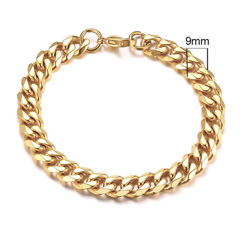 Polished Cuban Link Bracelet — product view