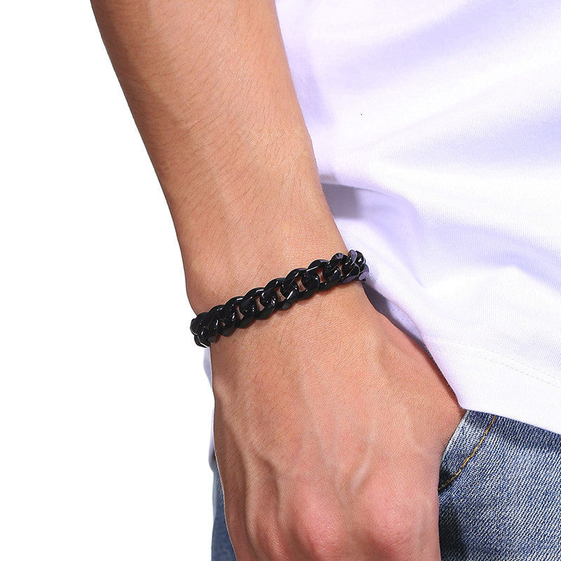 Polished Cuban Link Bracelet — product view