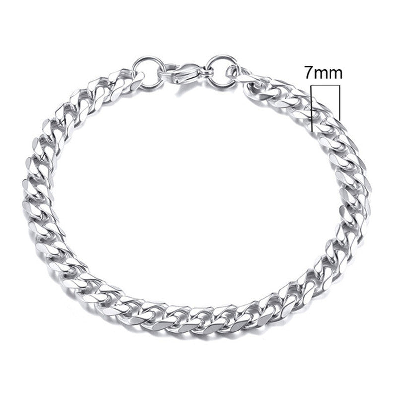 Polished Cuban Link Bracelet — product view