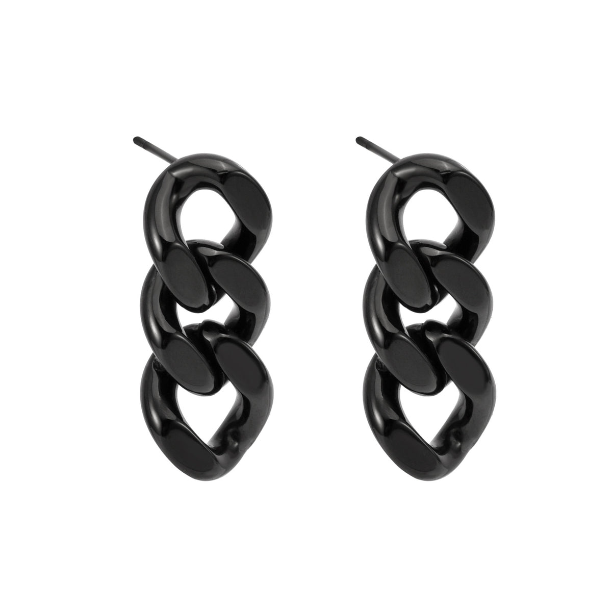 Chain-Link Detail Earrings — product view