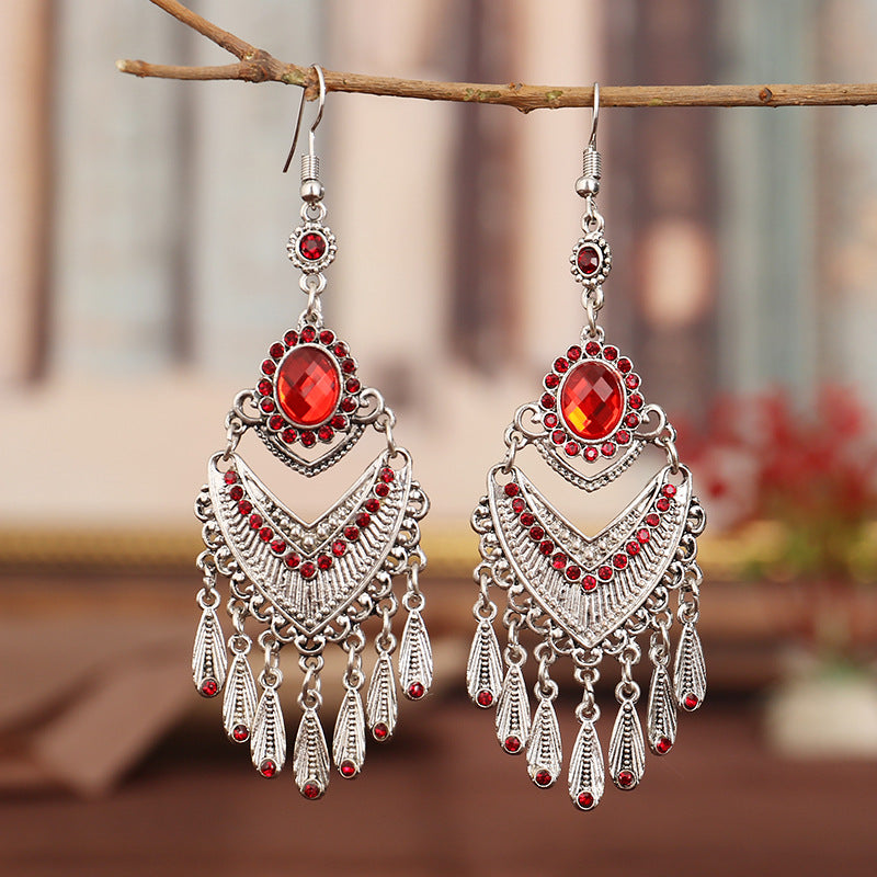 Colourful Chandelier Earrings — product view