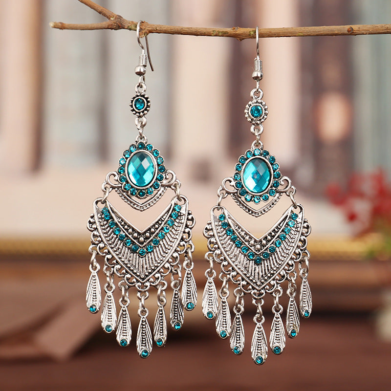 Colourful Chandelier Earrings — product view