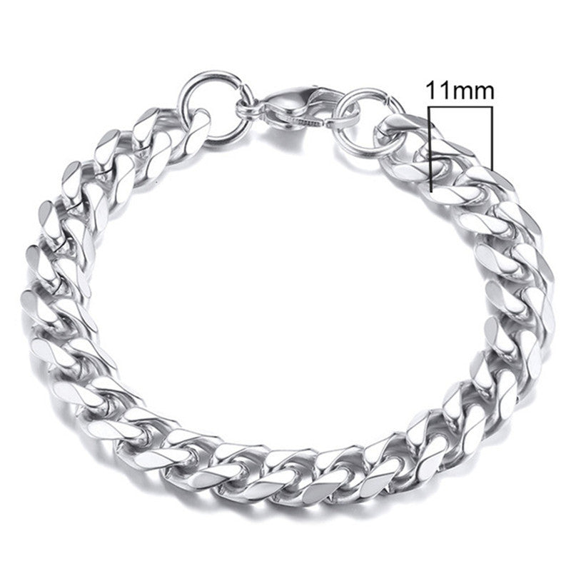 Polished Cuban Link Bracelet — product view