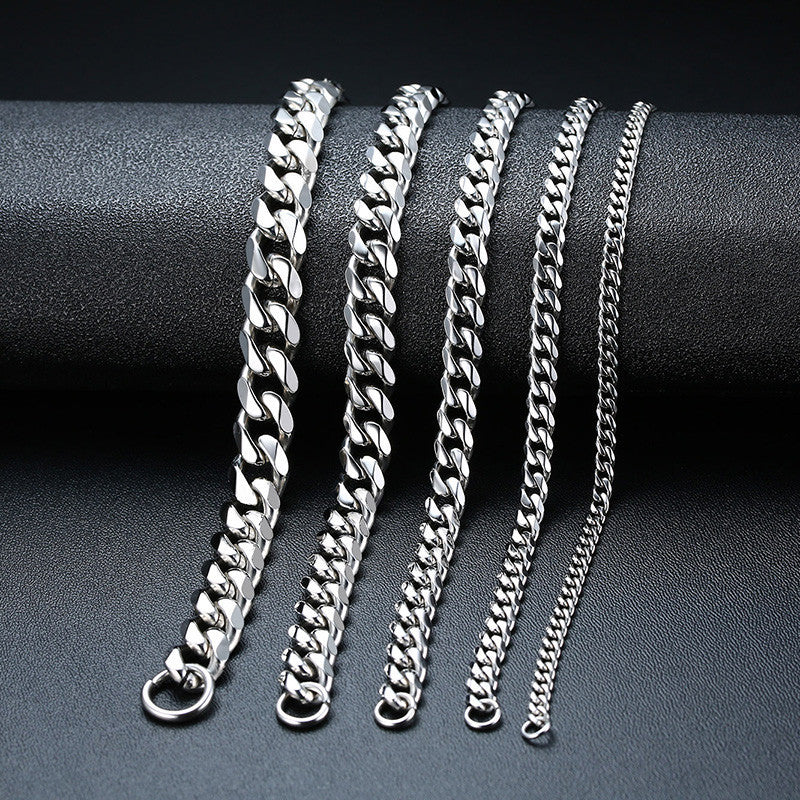 Polished Cuban Link Bracelet — product view