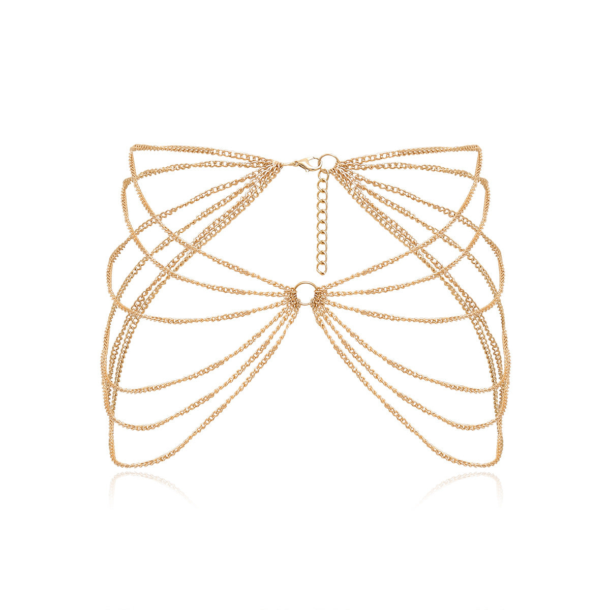 HD Jewelry Geometric Layered Waist Chain — Product detail