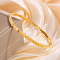 Faceted Honeycomb Bangle — product view