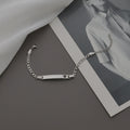 Heart-Cutout Bar Chain Bracelet — product view 4