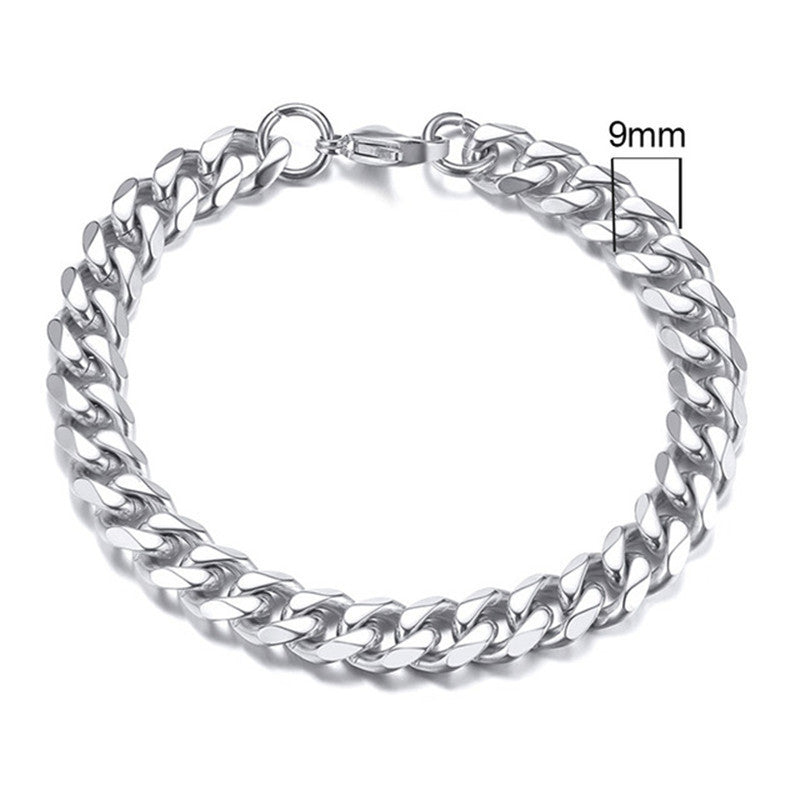 Polished Cuban Link Bracelet — product view