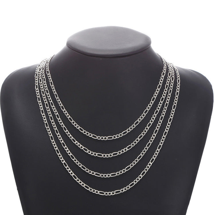 Classic Figaro Chain Necklace — product view