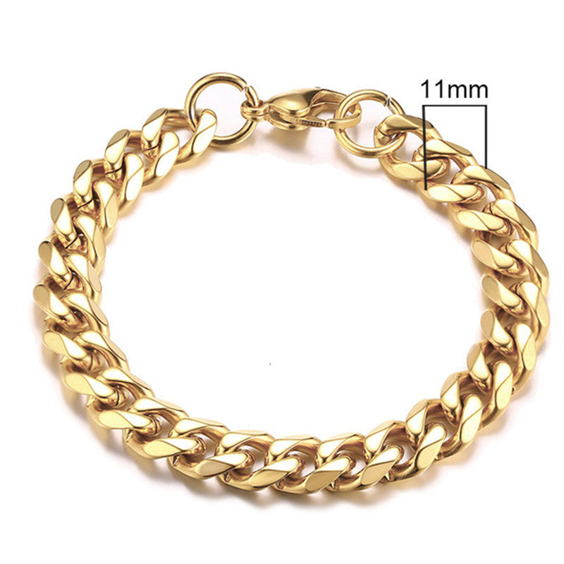 Polished Cuban Link Bracelet — product view