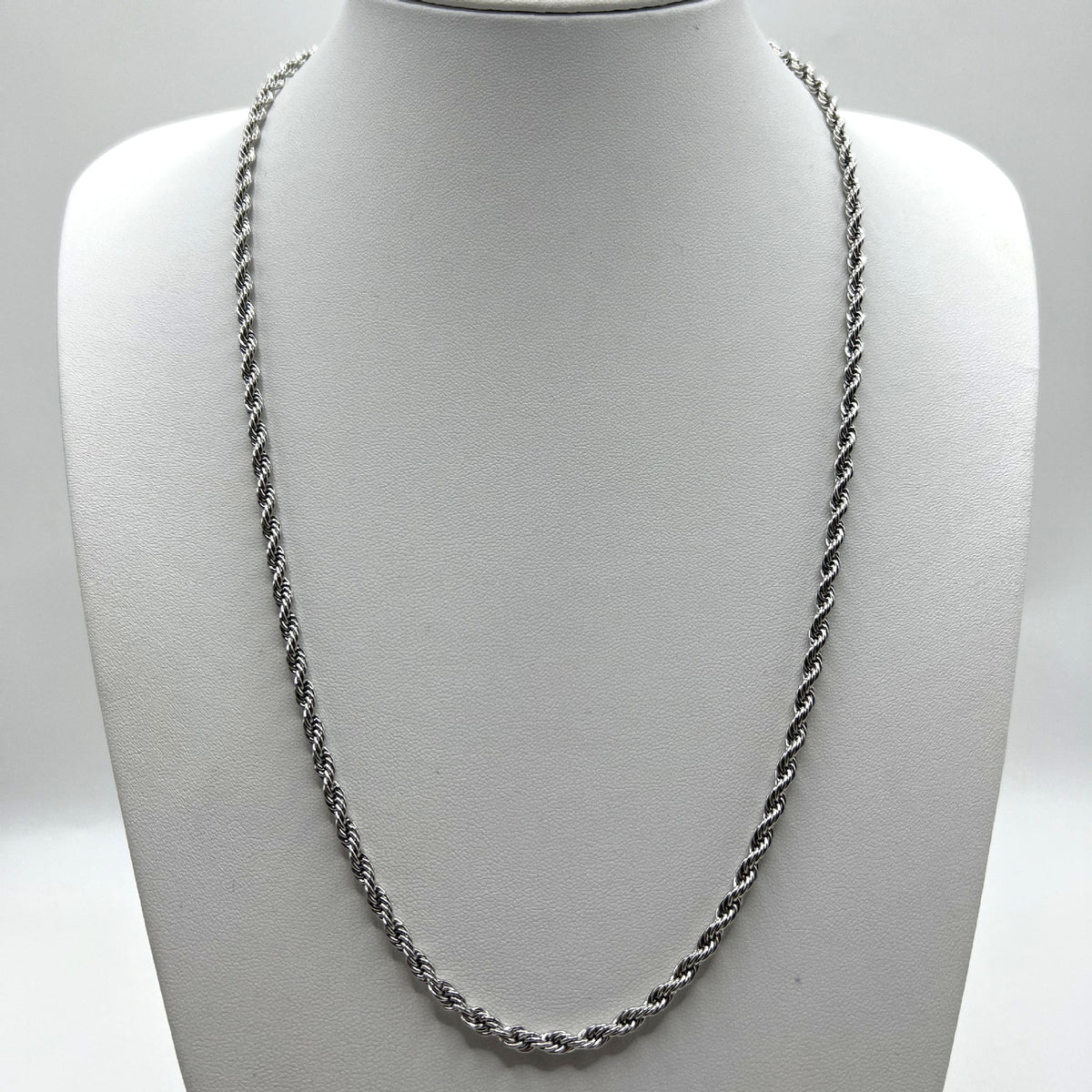 Stainless Steel Rope Chain Necklace — product view