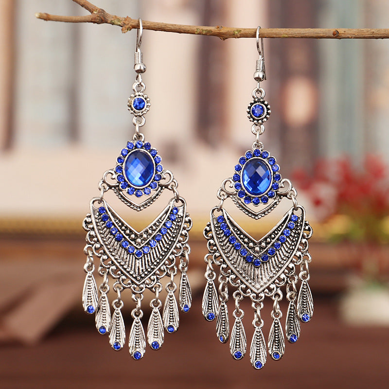 Colourful Chandelier Earrings — product view