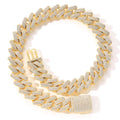 20 mm Zircon Cuban Chain — Necklace or Bracelet — product view 7