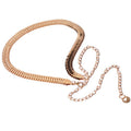 Gold-Tone Herringbone Waist Chain — product view 2