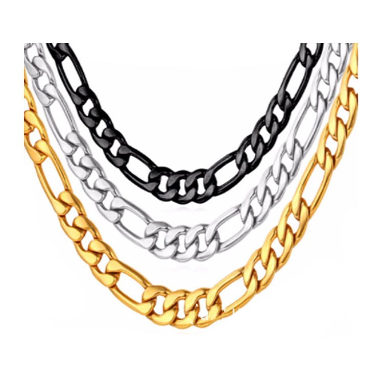 Classic Figaro Chain Necklace — product view